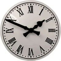 Kendal Outdoor Clock Service white dial